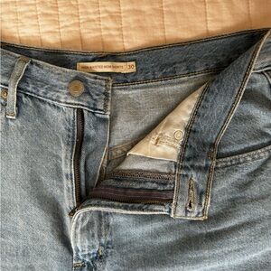 Levi's High Waisted Mom Shorts